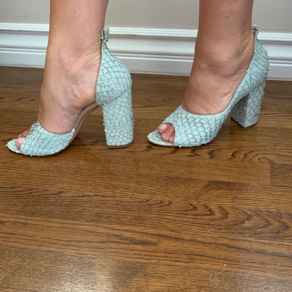 3.1 Phillip Lim soft leather peep toe heels unique - Picture 2 of 16